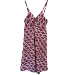 Pualani Hawaii Beach Dress with Knot Front Size Large NWOT